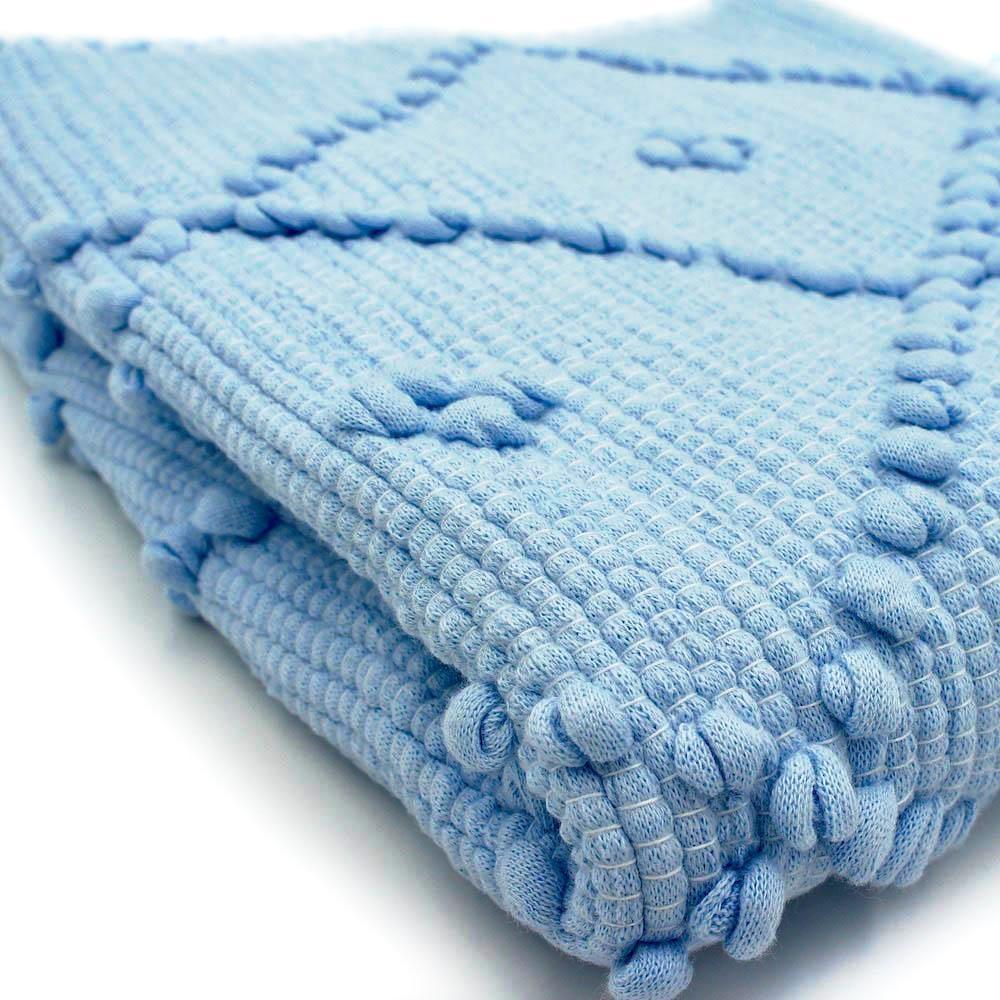 Tapis de salle de bain 100x50 - Bleu ciel