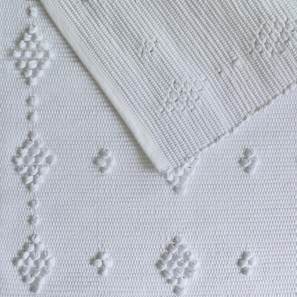 Traditional Portuguese rug 70X50 - White