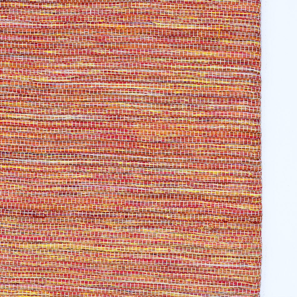 Tapis en coton fin orange 210x150 I Artisanat du Portugal en ligne Tapis épais en coton 200x150 - Orange