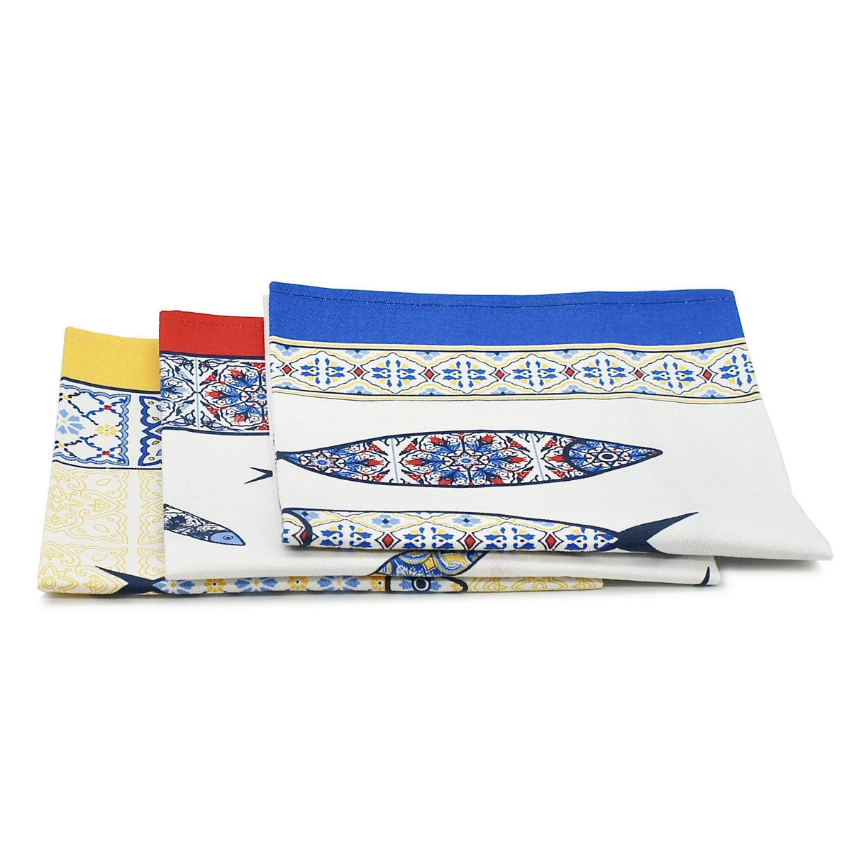 Torchon de cuisine du Portugal I Motifs portugais Torchon de cuisine "Sardinha"