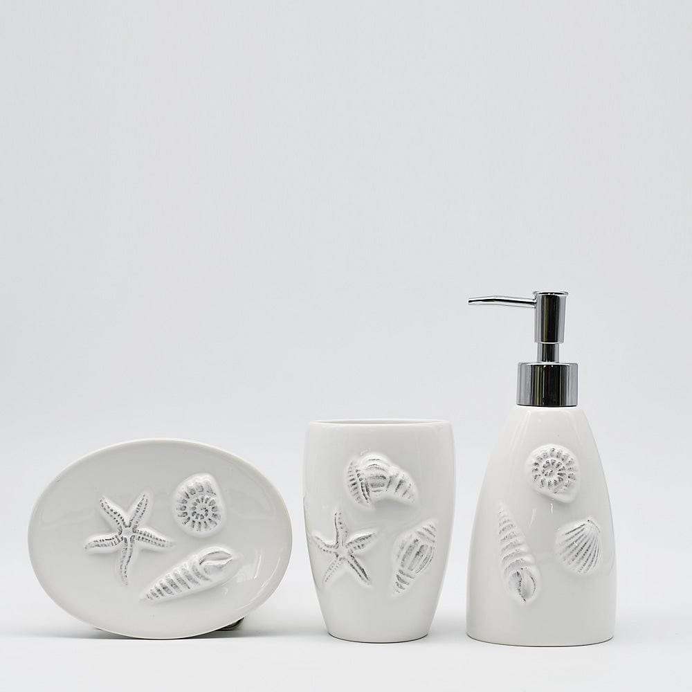 Set Salle De Bain 2 Pièces – Gobelet Et Porte-savon – Terre Cuite émaillée Bleue – Fait Main