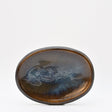 Assiette à entrée en grès marron portugais Plat en grès Onyx - 26cm