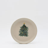 Assiette à entrée ou dessert en grès pour noël Assiettes en grés "Éléments" 16cm - Lot de 4