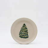 Assiette à entrée ou dessert en grès pour noël Assiettes en grés "Éléments" 16cm - Lot de 4