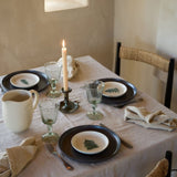 Assiette à entrée ou dessert en grès pour noël Assiettes en grés "Éléments" 16cm - Lot de 4