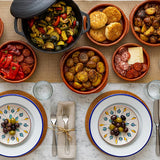 Assiette en terre cuite rouge du Portugal Assiette en terre cuite 15cm - Jaune