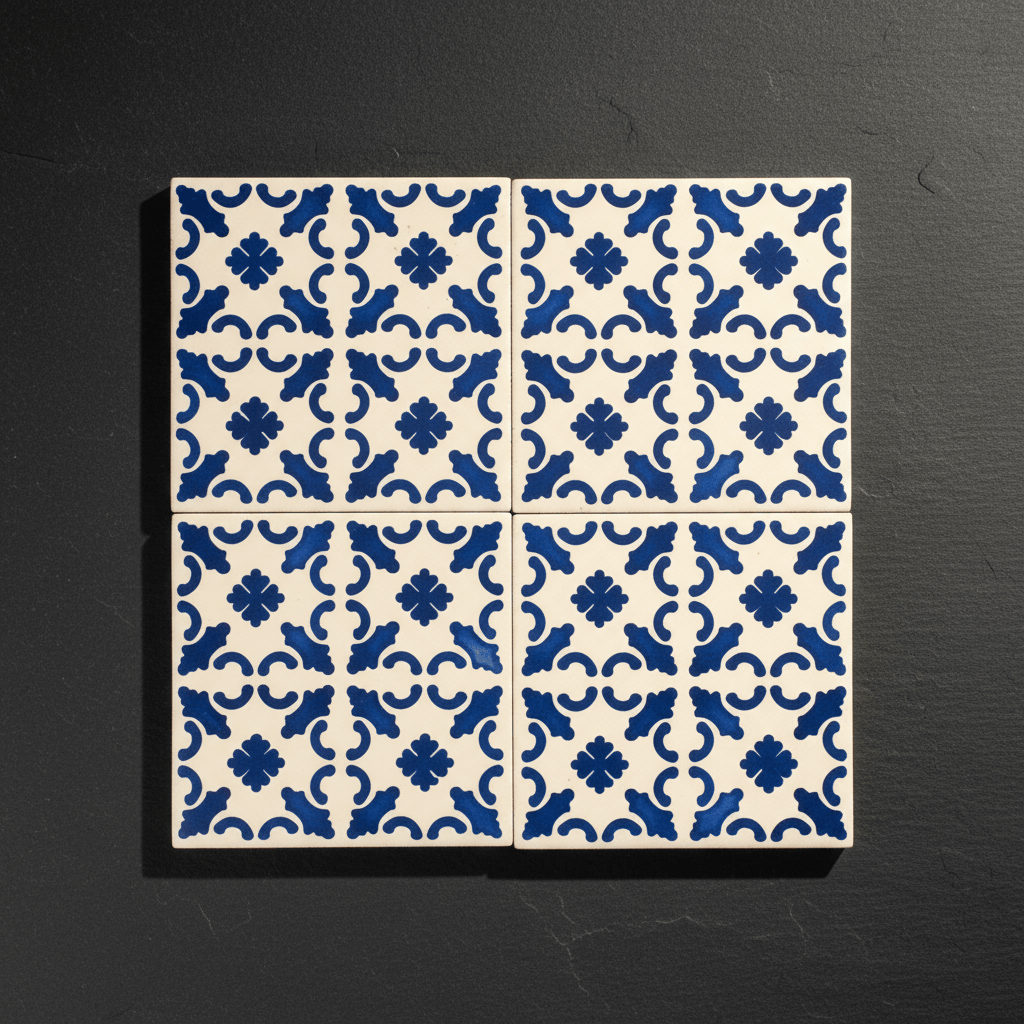 Azulejo Padrao I Azulejo portugais artisanal Azulejo Padrão 11x11cm