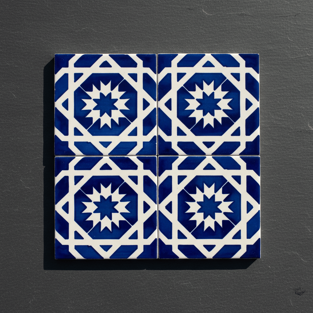 Azulejo Padrao I Azulejo portugais artisanal Azulejo Padrão 11x11cm