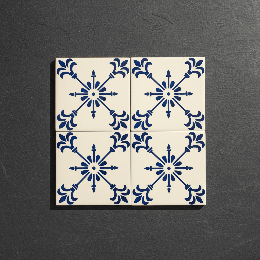 Azulejo Padrao I Azulejo portugais artisanal Azulejo Padrão 11x11cm