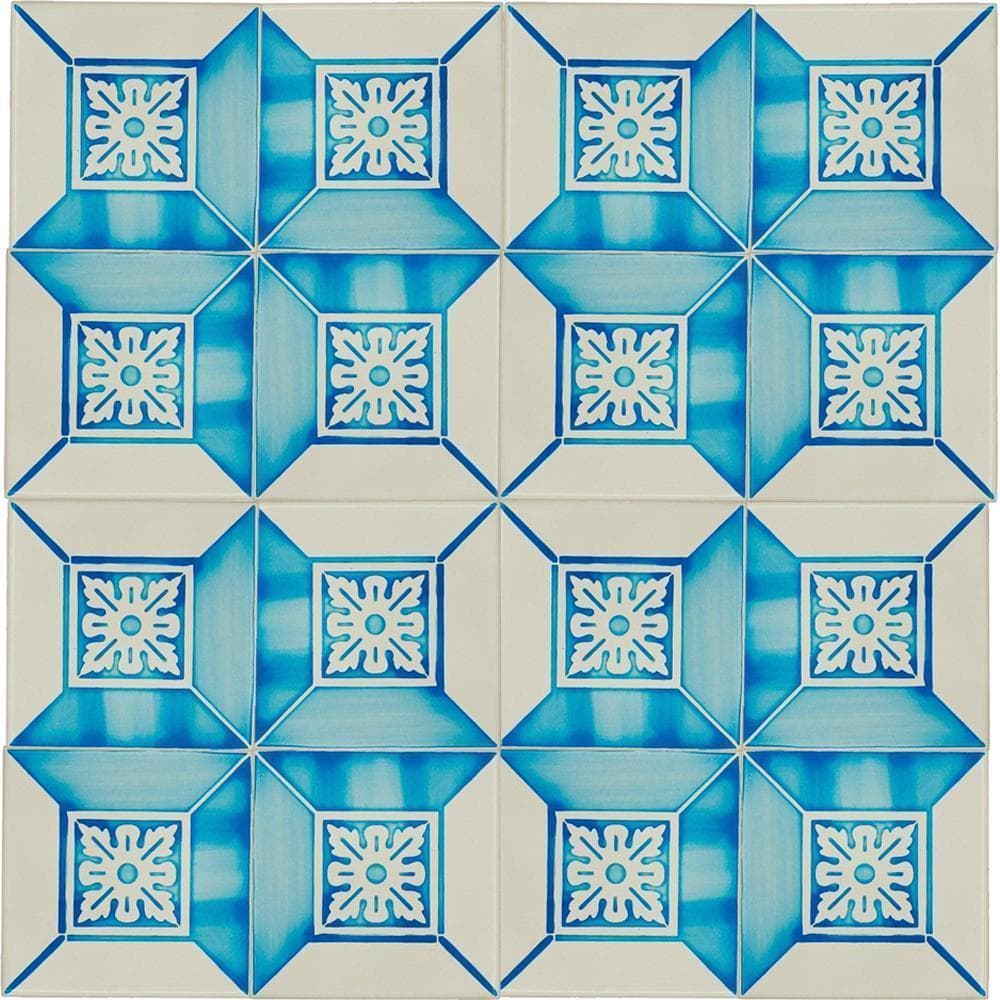 Azulejo Padrao I Azulejo portugais artisanal Azulejo Padrão 11x11cm