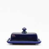 Beurrier bleu en céramique portugaise Beurrier en céramique - Bleu