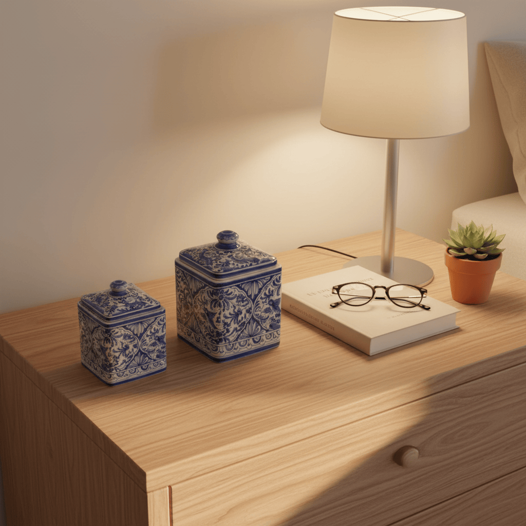 Boite à bijoux en céramique de Coimbra Boite en céramique de Coimbra