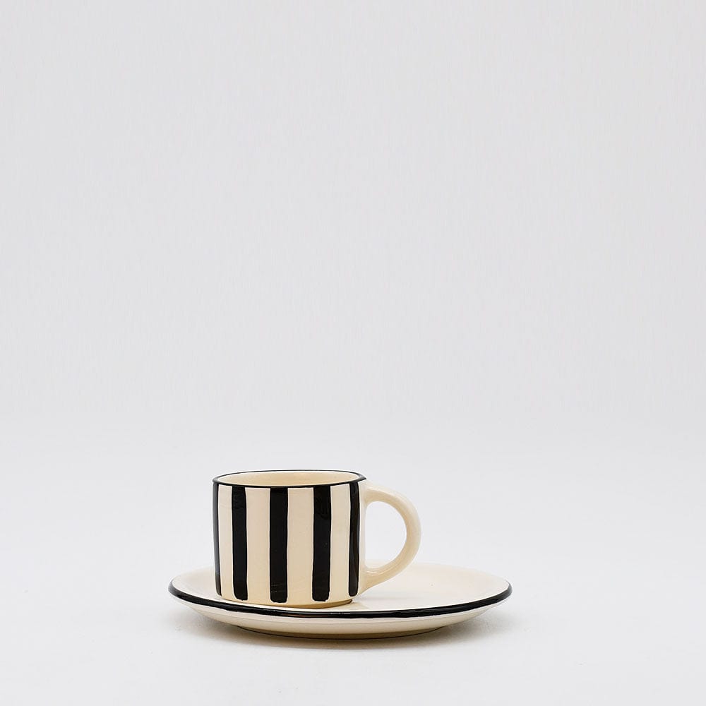 Magnifique Tasse à Café Portugaise Peinte à La Main - Motif Azulejos Traditionnel Avec Cuillère Céramique - Idée Cadeau Authentique