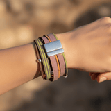 Bracelet en liège 5 lanières – Artisanal portugais vegan Bracelet en liège 5 lanières