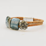 Bracelet en liège et perles Bracelet en liège et perles