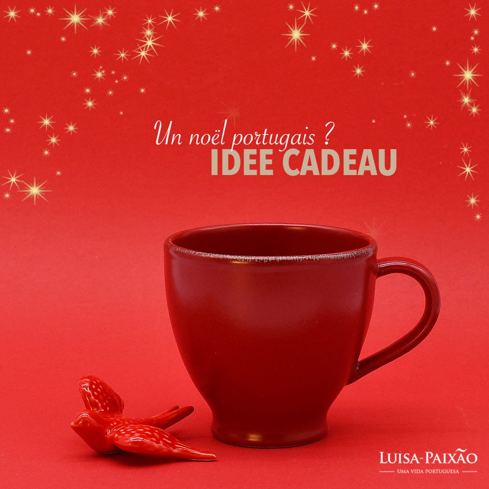 Grand mug en céramique portugaise bleu – Luisa Paixao