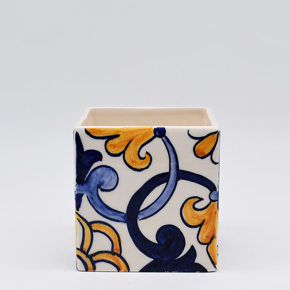 Cache pot en céramique "Azulejos" - 11cm