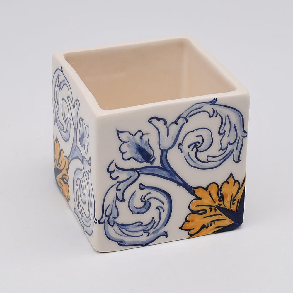 Cache pot en céramique "Azulejos" - 8cm Motif 2