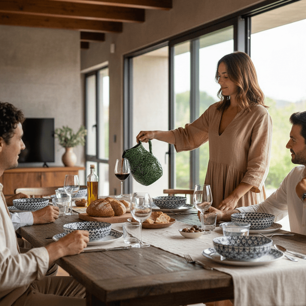 Carafe en céramique en forme de chou Carafe en céramique en forme de chou