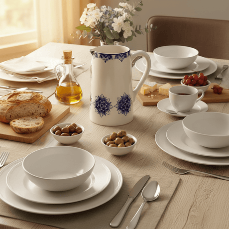 Carafe en céramique motifs azulejos version 3 Carafe en céramique "Brasão" - Bleu