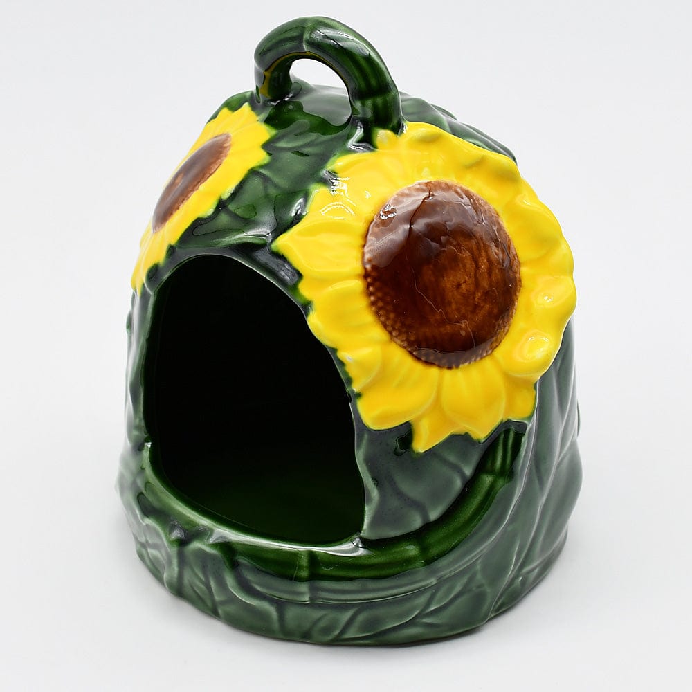 Carafe en céramique verte et blanche en forme de poisson Pot à éponge en céramique "Girassol"