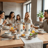 Carafe en céramique verte et blanche motifs azulejos version 3 Carafe en céramique "Brasão" - Verte