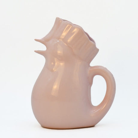 Carafe rose en céramique en forme de coq Carafe en céramique en forme de coq - Rose