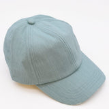 Casquette Gavroche en lin Bleu Denim Casquette en lin - Bleu ciel