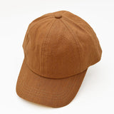 Casquette Gavroche en lin Bleu Denim Casquette en lin - Camel