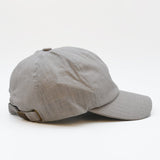 Casquette Gavroche en lin Bleu Denim Casquette en lin - Grise