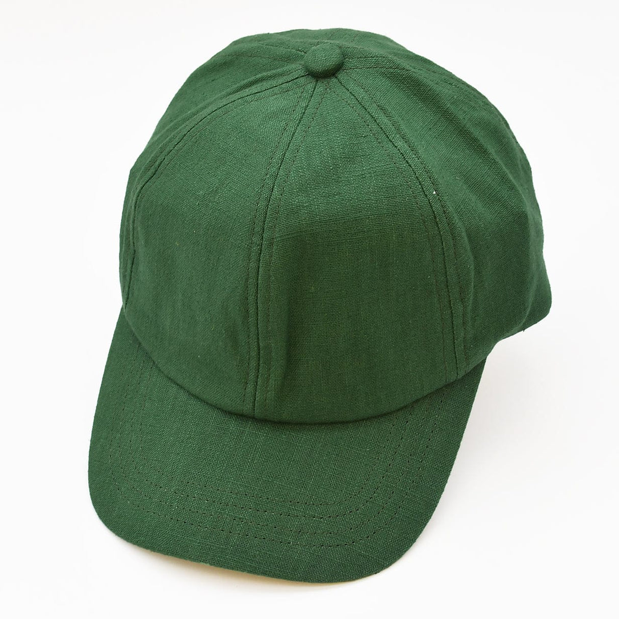 Casquette Gavroche en lin Bleu Denim Casquette en lin - Verte