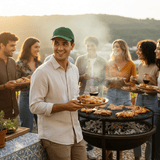 Casquette Gavroche en lin Bleu Denim Casquette en lin - Verte