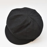 Casquette Gavroche en lin Noire Gavroche en lin - Noir