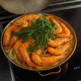 Cataplana portugaise en cuivre  Cataplana en cuivre 5 à 6 couverts - 30cm
