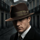 Chapeau en feutre Fedora - Marron Chapeau en feutre Fedora - Marron