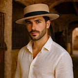 Chapeau traditionnel de Toreiro portugais - Sable Chapeau traditionnel de Toreiro portugais - Sable