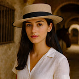 Chapeau traditionnel de Toreiro portugais - Sable Chapeau traditionnel de Toreiro portugais - Sable