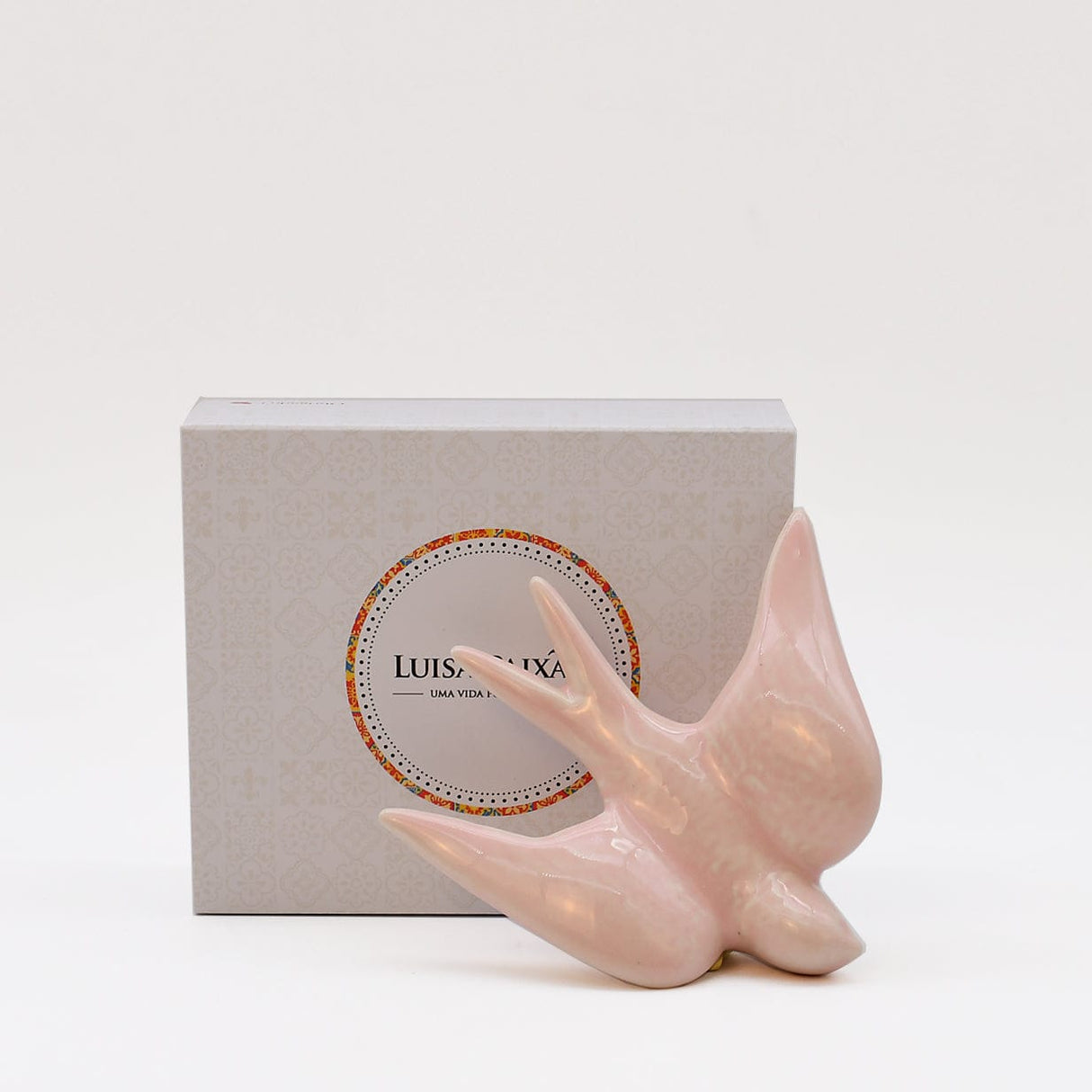 Coffret cadeau hirondelle en céramique rose Coffret hirondelle - Rose