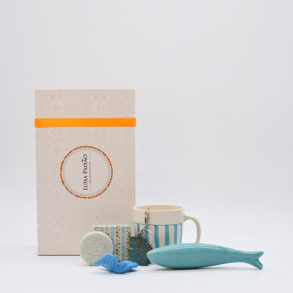 Coffret cadeau portugais I La couleur turquoise au Portugal Coffret cadeau "Turquesa"