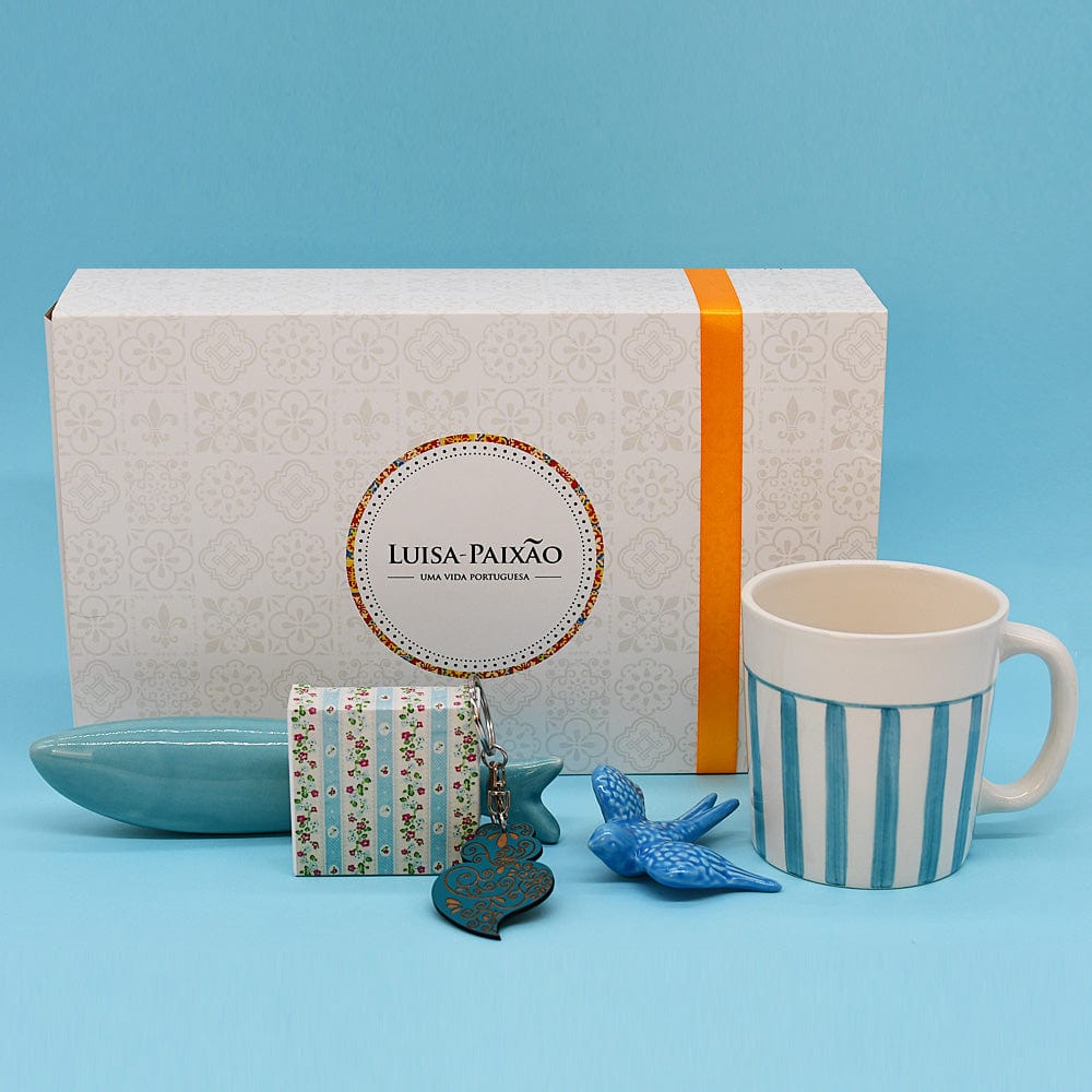 Coffret cadeau portugais I La couleur turquoise au Portugal Coffret cadeau "Turquesa"