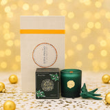Coffret cadeau Portugal – Bougie Noel & hirondelle en céramique Coffret Cadeau "Sapin étoilé"