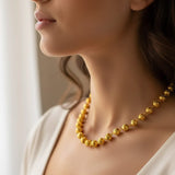 Collier de perles en argent du Portugal Conta de Viana I Collier de perles en argent dorées