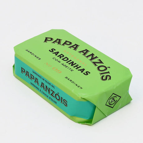 Conserve de sardines à l'huile d'olive Papa Anzois Papa Anzóis I Conserve de sardines à l'huile d'olive
