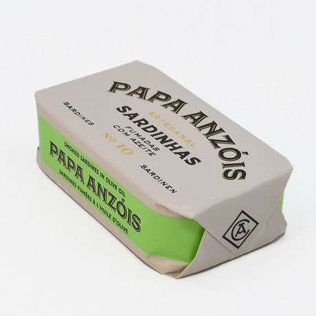 Conserve de sardines fumées Papa Anzois Papa Anzóis I Conserve de sardines fumées à l'huile d'olive vierge