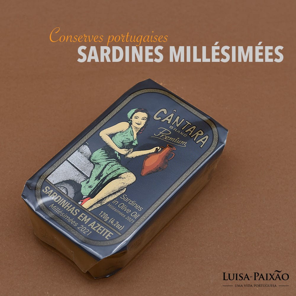 Conserve de sardines portugaises millésimées Cantara I Sardines millésimées