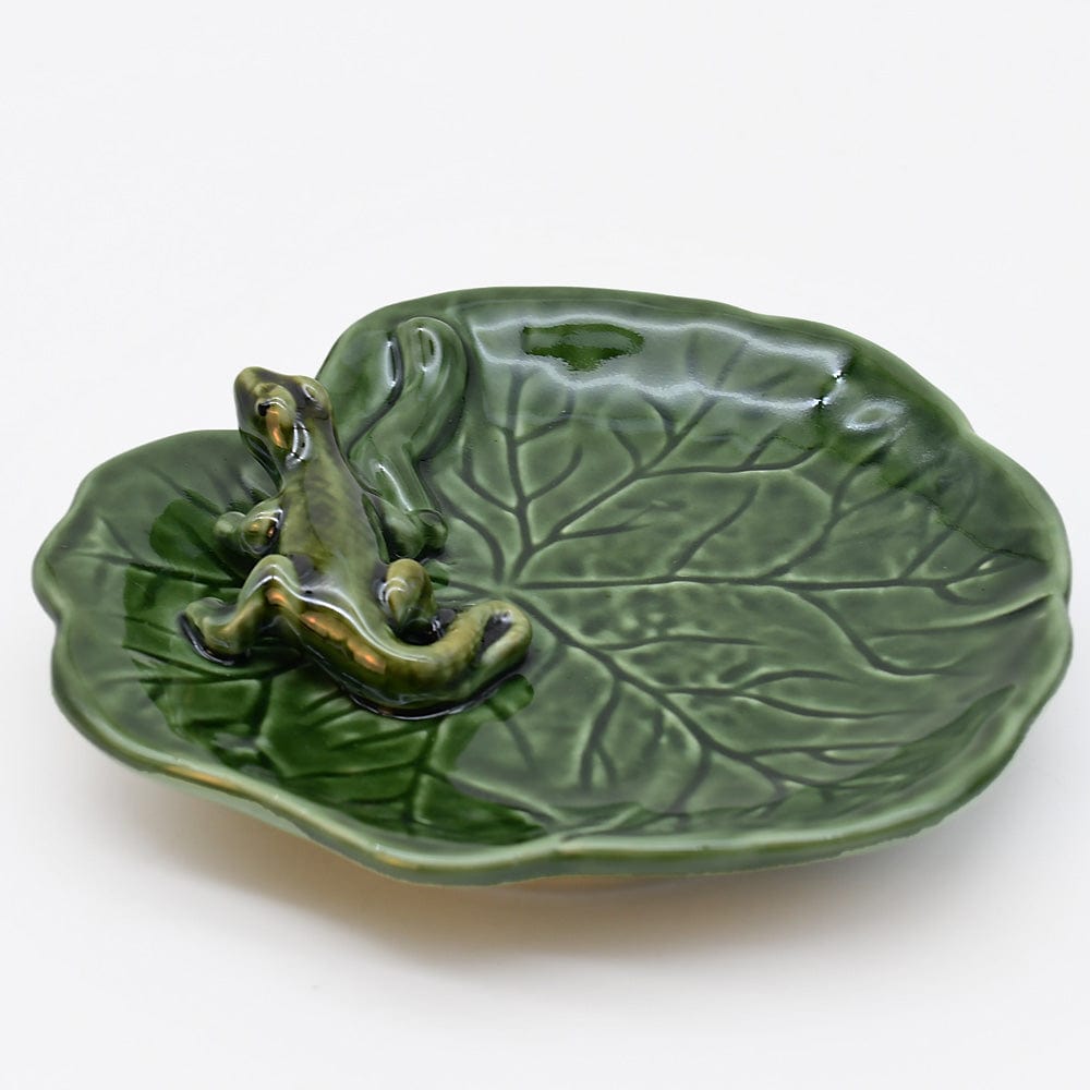 Coupe à apéritif avec un lézard I Vaisselle portugaise Petite assiette en céramique "Lagarto"