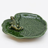 Coupe à apéritif avec un lézard I Vaisselle portugaise Petite assiette en céramique "Lagarto"