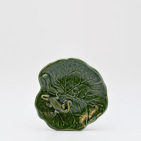 Coupe à apéritif avec un lézard I Vaisselle portugaise Petite assiette en céramique "Lagarto"