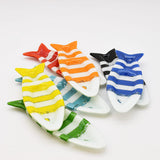 Coupe à olive verre fusionné rouge blanc rayé – apéritif portugais Coupe à olive en verre - Rouge