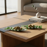 Coupe à olive verre fusionné vert blanc rayé – apéritif portugais Coupe à olive en verre - Vert